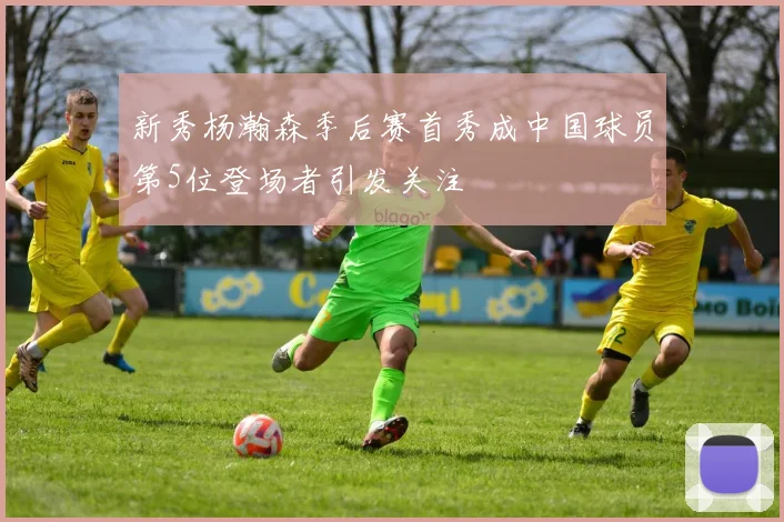 新秀杨瀚森季后赛首秀成中国球员第5位登场者引发关注